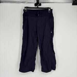 Lululemon Blue Dance Studio Cropped Capri Pants Size 6